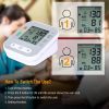 Digital Arm Blood Pressure Monitor LCD Digital Heart Beat BP Gauge Health Test w/Voice