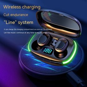 Y80 Wireless Bluetooth Earphone In-ear (Color: Black)