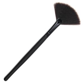 Fan Shaped Beauty Makeup Brush (Option: Brown Clarinet)