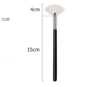 Single Fan-shaped Brightening Makeup Brush (Option: Wool C120)