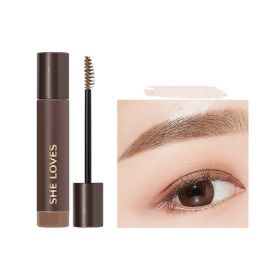 Sweatproof Semi-Permanent Light Brown Eyebrow Gel (Option: Natural brown)