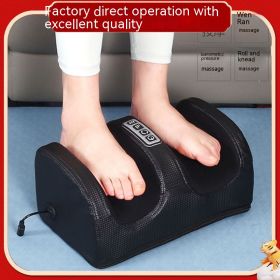 Small Leg Machine Electric Automatic Plastic Foot Massager (Option: Black-EU)