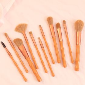 11 Makeup Brush Set Bamboo Handle Soft Bristles (Option: 4 Style)