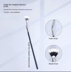 Fan-shaped Folding Angle Single Fine Eyeliner Brush (Option: Folding Angle Fan Brush)