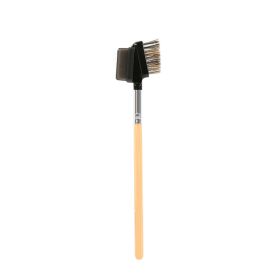 Steel Needle Lash Comb Mascara Brush Single Makeup (Option: Bamboo Handle Pairs)