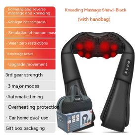 HeatThera™ - Hot Compress Back Massager (Option: R2BBlack-UK)