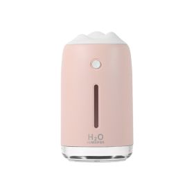 Xiaoxueshan Night Light Humidifier USB Mini Car Air Purifier (Option: Peach powder-USB)