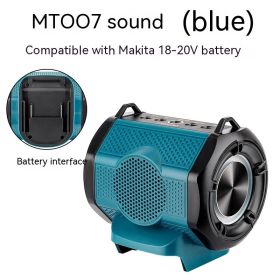 Bluetooth Speaker For Dr Mutian Dewei Mivoch Electric Tools (Option: MT007 speaker-TypeC)