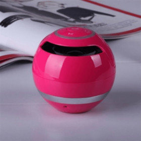 Colorful Wireless Bluetooth Speaker Portable (Option: Rose Red)