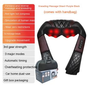 HeatThera™ - Hot Compress Back Massager (Option: R2BPurple black-EU)