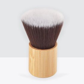 Women's Bamboo Handle Flat Makeup Brush (Option: Base Brush)