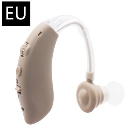 Rechargeable Hearing Aid Earphone Sound Amplifier (Option: Khaki-EU)