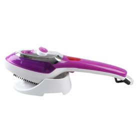 Household Electric Iron, Steam Iron, Handheld Garment Ironing Machine, Mini Electric Iron, Steam Brush, Portable Ironing Machine (Color: Purple)