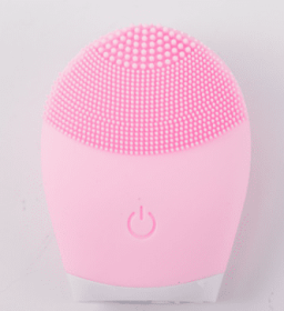 Electric facial cleanser (Color: Pink)