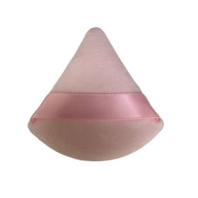 Short Velvet Finishing Powder Puff (Color: Pink)