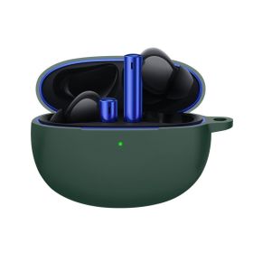 Silicon Soft Glue Storage Bluetooth Headphone Case (Option: Dark Night Green-RealmeBudsAir3)