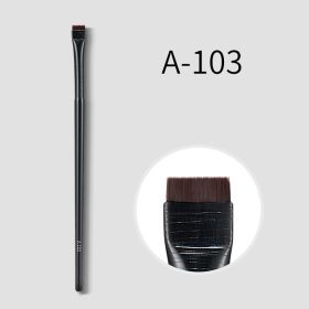 Blade Oblique Head Eyebrow Brush Superfine Flat Head Eyeliner Brush (Option: A103)