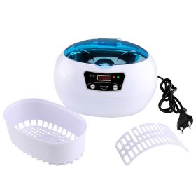 Ultrasonic cleaning machine for home (Option: White blue-EU)