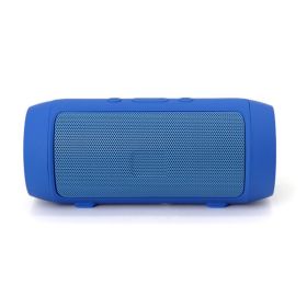 Outdoor Card-inserting Subwoofer Wireless Bluetooth Speaker (Color: Blue)