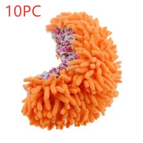 Mop Slippers (Option: 10 pairs-Orange)