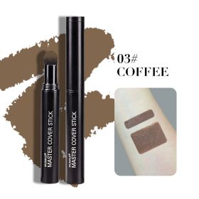 Hairline Shading Pen Eyebrow Powder Natural Shadow Save Hair Seam Filling Modifier (Option: 1 Piece-English Style 03COFFEE)