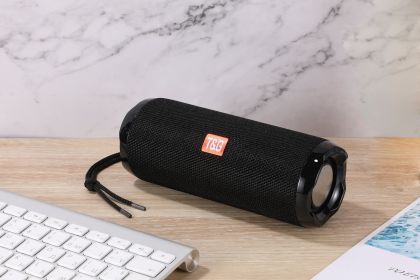 Fabric Portable Creative With Card Holder Wireless Bluetooth Speaker (Color: Black)