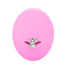 Electric Bamboo Charcoal Silicone Cleansing Instrument (Option: Egg Pink)