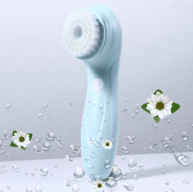 Rechargeable cleansing instrument (Color: Blue)