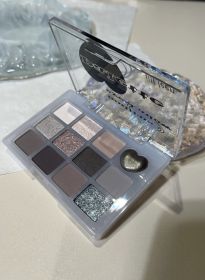 Beautiful Eye Shadow Plate Makeup Twelve Color Earth Tone (Option: 12color cement)