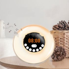 Wireless Seven Color Lamp Bluetooth Speaker (Option: White-USB)