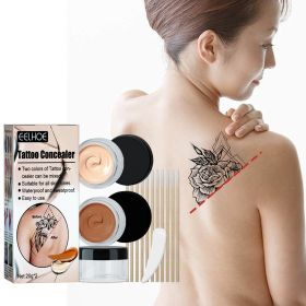 Tattoo Concealer Scar Birthmark Invisible Waterproof (Option: Three Years-Tattoo Concealer Suit)