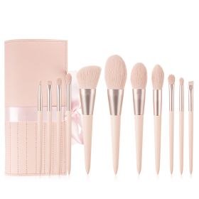 Make-up Kit Beauty Brush Girl (Option: 11pink ribbon powder bags)