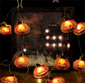 SpookGlow™ - Halloween LED String Lights (Option: New pumpkin-6meters 40lights white)