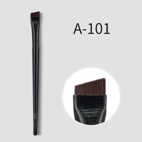 Blade Oblique Head Eyebrow Brush Superfine Flat Head Eyeliner Brush (Option: A101)