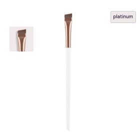 Blade Eyeliner Brush Fine Oblique Head Eyebrow Outline Creamy Ultra-thin (Option: Platinum-Single)