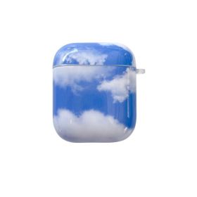 New Blue Sky And White Clouds Cute Suitable For Two Or Three Generations Earphone Case (Option: Single Shell-Airpods1or2 Generation)