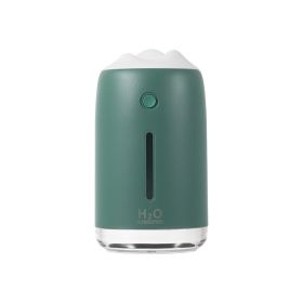 Xiaoxueshan Night Light Humidifier USB Mini Car Air Purifier (Option: Dark night green-USB)