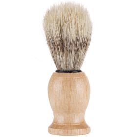 Men's Cleansing And Beauty Pig Sideburns Shave Brush (Option: 1PC-Wood color)