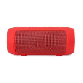 Outdoor Card-inserting Subwoofer Wireless Bluetooth Speaker (Color: Red)