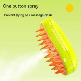 Pet Brush Cat Brush Hair Removal Brush Plastic (Option: Unified-Green)