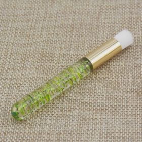 Mousse Cleaning Brush Sequin Model Eye Shadow Brush (Color: Green)