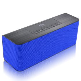 NBY5540 Mobile Phone Wireless Bluetooth Speaker (Option: Blue-USB)