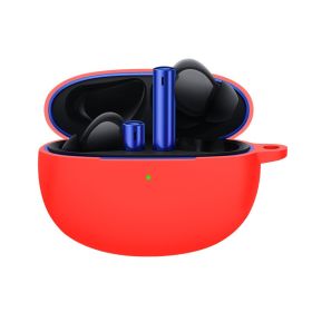 Silicon Soft Glue Storage Bluetooth Headphone Case (Option: Red-RealmeBudsAir3)