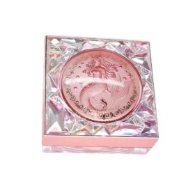 Mermaid Bright Crystal Mist Powder Finishing Loose Powder Waterproof Concealer Oil Control Powder (Color: White)