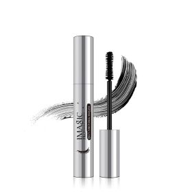 Plastic Silver Tube Mascara Thick Curl Gourd Brush (Option: Black English Version)