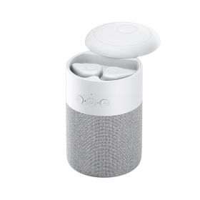 New B20 Bluetooth Speaker Headset (Option: White-USB)