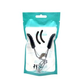 Carbon Steel Bitstock Eyelash Curler Bags Plastic Handle Aid Beauty Tools (Option: Black Blue Envelope Bag)