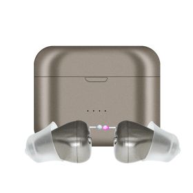 Rechargeable Portable Digital Sound Amplifier For The Elderly (Option: Pearl grey-1pair-USB)