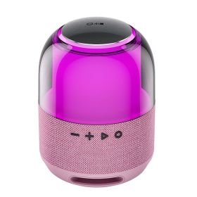 Colorful Version Bluetooth Plug-in Memory Card Built-in Battery Portable High Volume Audio (Option: Colorful Version Pink)