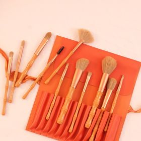 11 Makeup Brush Set Bamboo Handle Soft Bristles (Option: 2 Style)